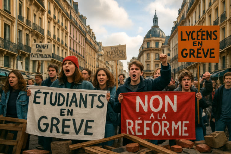 France Unites in Unprecedented School Protests: A Nation Mobilized